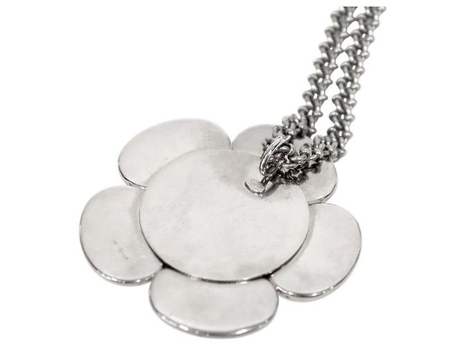 Chanel Collar de Camelia en esmalte blanco - vista 5