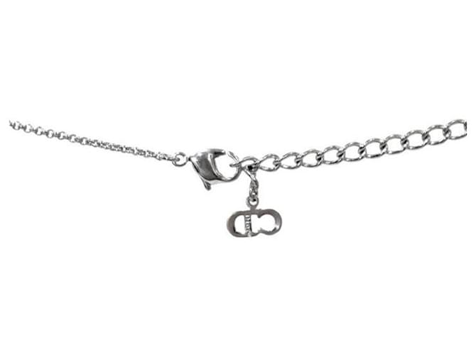 Dior Cubic Cube CD Silber Halskette - Ansicht 4