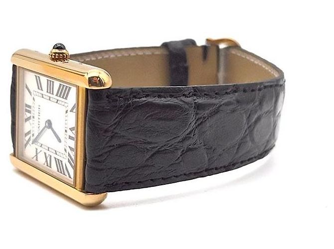 Cartier Relógio Tank Solo Gold Multicor - vista 2