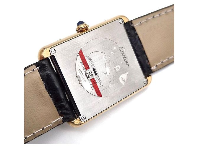 Cartier Relógio Tank Solo Gold Multicor - vista 5