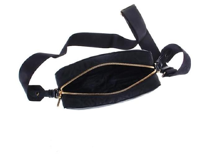 Prada Bolsa de câmera em nylon acolchoado Preto - vista 4