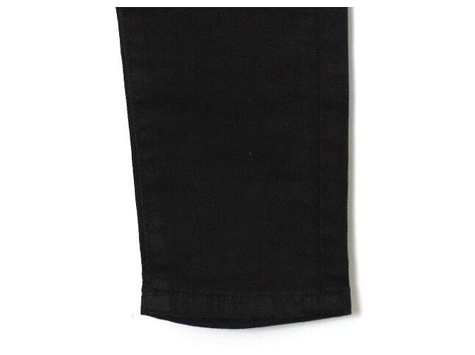 Saint Laurent Pantaloni in denim neri da donna - vista 3