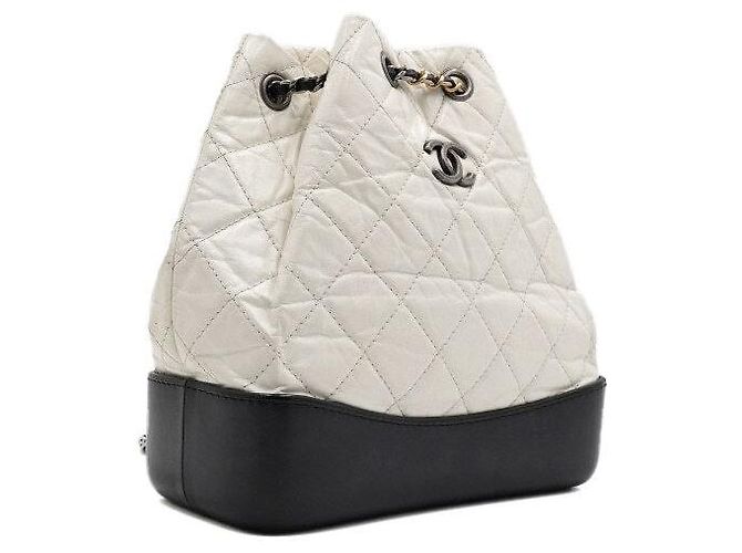 Chanel Gabrielle Small Backpack White - view 3