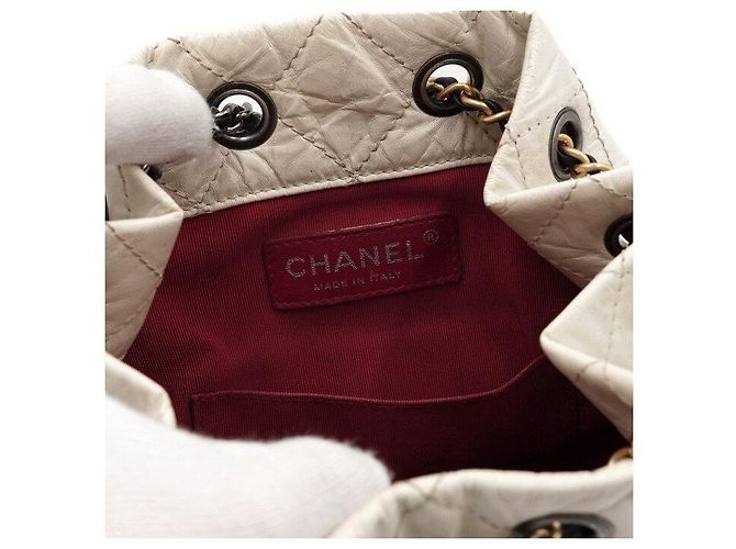 Chanel Gabrielle Small Backpack White - view 6