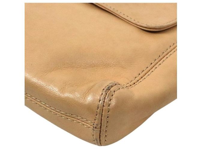 Chanel Beige Big CC Flap Schultertasche Braun - Ansicht 7
