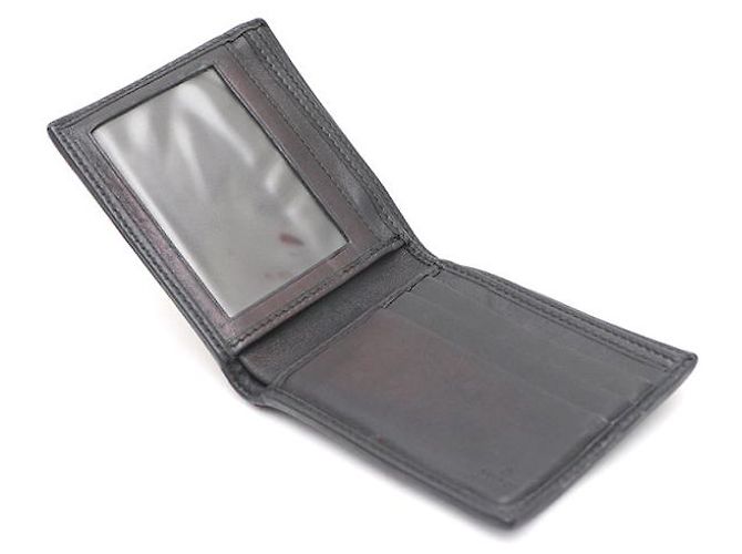 Gucci GG Logo Web Bi-Fold Wallet Black - view 11