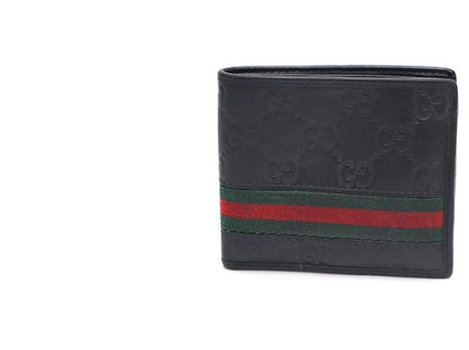 Gucci GG Logo Web Bi-Fold Wallet Black - view 7