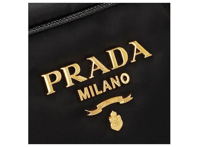 Prada Nylon-Tote-Bag ZMY NOO Schwarz - Ansicht 5