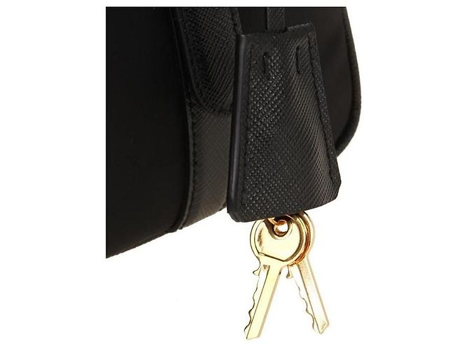 Prada Nylon-Tote-Bag ZMY NOO Schwarz - Ansicht 7