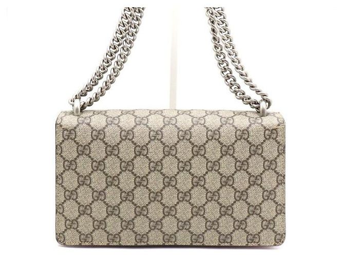 Gucci Piccola borsa Dionysus GG con tracolla a catena e borsa a tracolla Marrone - vista 4