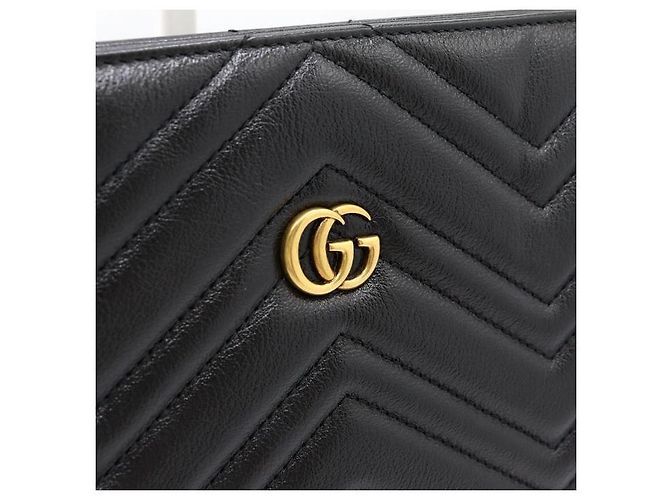 Gucci Borsa a Spalla e Crossbody Matelasse Chain Nero - vista 4