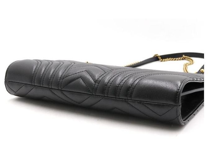 Gucci Borsa a Spalla e Crossbody Matelasse Chain Nero - vista 8