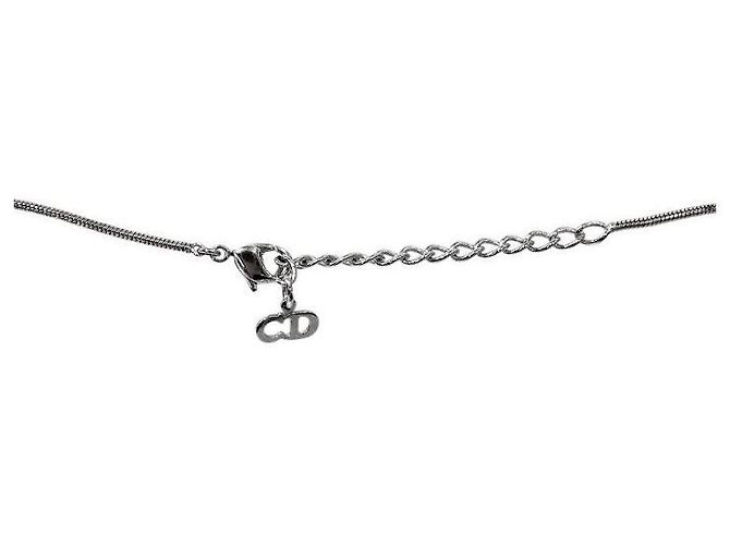 Oblique Dior Collana con piastra obliqua blu cubica argento - vista 4
