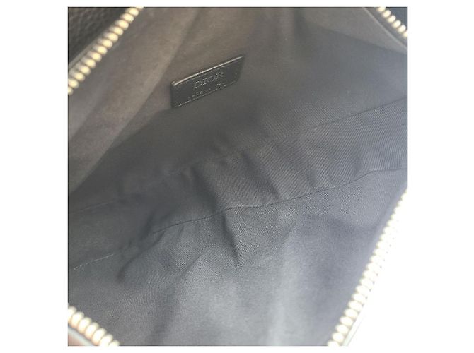 Dior Borsa a tracolla in pelle saddle Nero - vista 11