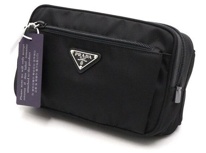 Prada Borsa a tracolla in Re-Nylon nero - vista 2