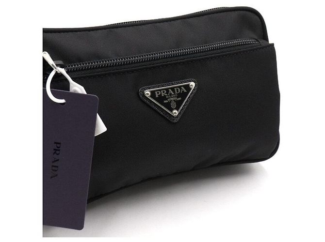 Prada Borsa a tracolla in Re-Nylon nero - vista 7