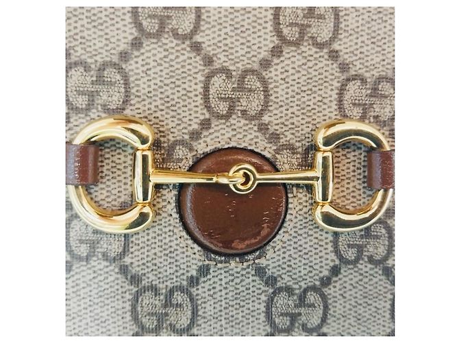 Gucci Mini borsa a tracolla porta telefono Horsebit Marrone - vista 7