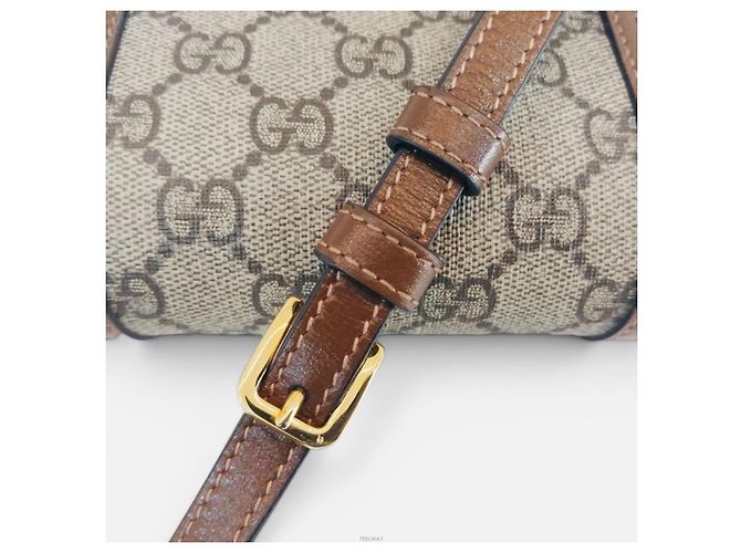 Gucci Mini borsa a tracolla porta telefono Horsebit Marrone - vista 8