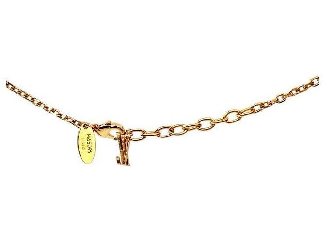 Louis Vuitton Colar Cubic Cube em Ouro - vista 4