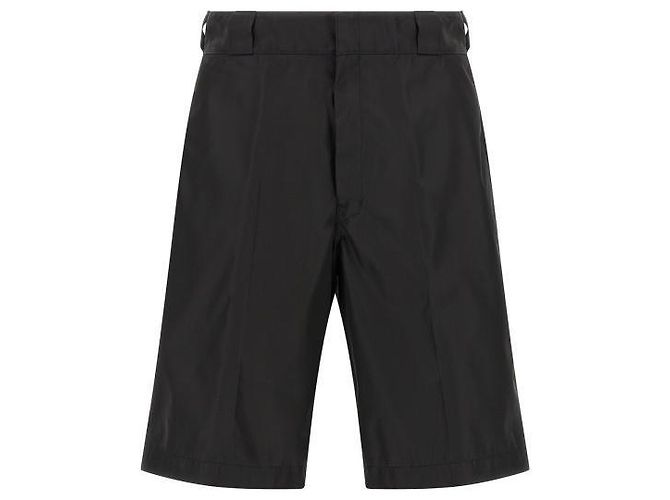 Prada Pantaloncini Bermuda in nylon Nero - vista 3