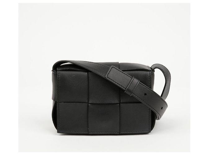Bottega Veneta Mini Sac Bandoulière Cassette Noir - vue 2