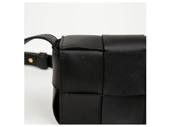 Bottega Veneta Mini Sac Bandoulière Cassette Noir - vue 3