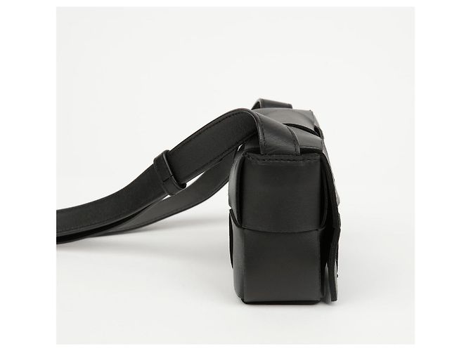 Bottega Veneta Mini Sac Bandoulière Cassette Noir - vue 5