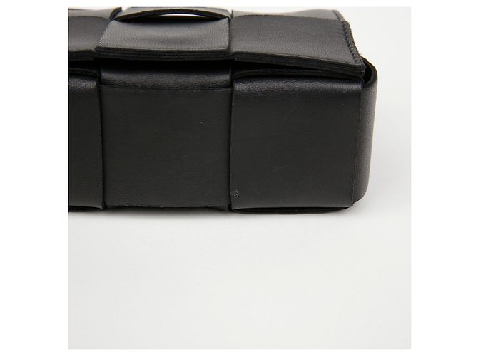 Bottega Veneta Mini Sac Bandoulière Cassette Noir - vue 7