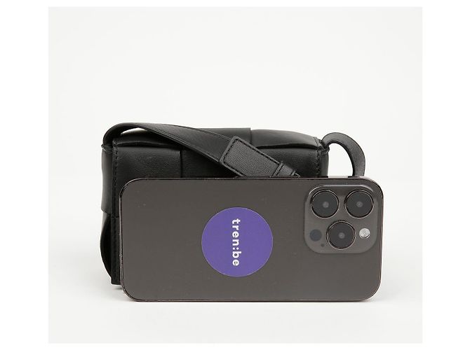 Bottega Veneta Mini Sac Bandoulière Cassette Noir - vue 8