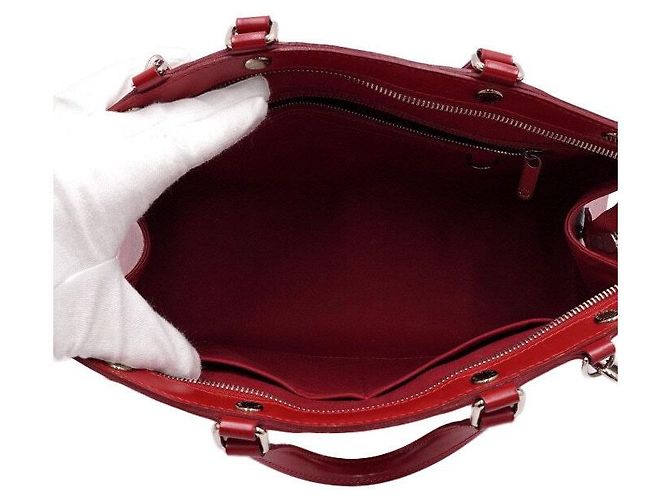 Louis Vuitton Borsa Tote e Borsa a Spalla Brea MM Rosso - vista 5