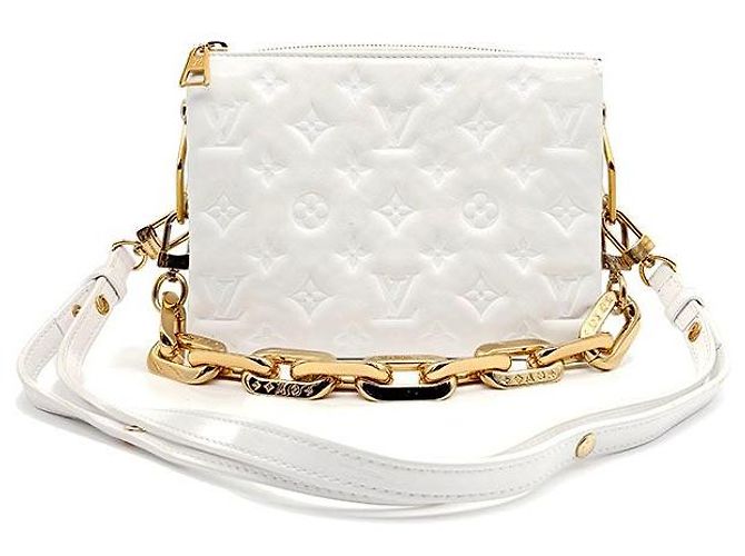 Coussin Louis Vuitton Cojín BB Blanco - vista 3