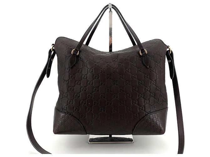 Gucci Borsa Tote Sima Borsa a Spalla Marrone - vista 3