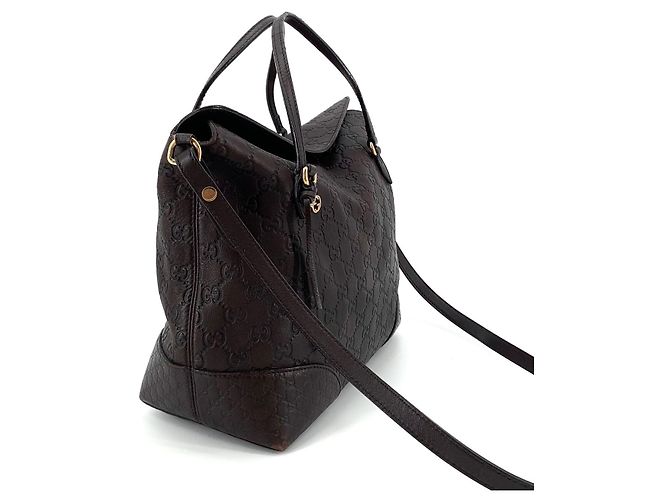 Gucci Borsa Tote Sima Borsa a Spalla Marrone - vista 5