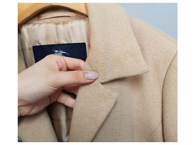 Burberry Abrigo largo de lana para mujer - vista 3