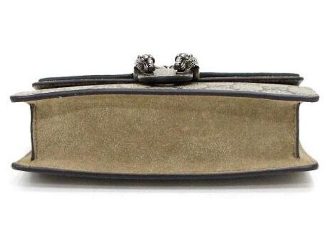Gucci Borsa a tracolla Dionysus GG Supreme Super Mini con catena D'oro - vista 6