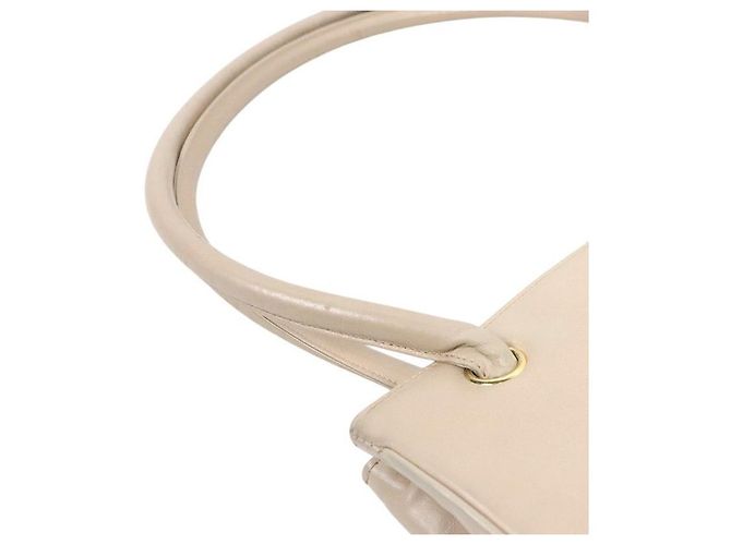 Chanel Borsa a tracolla Big CC in agnello beige Marrone - vista 6