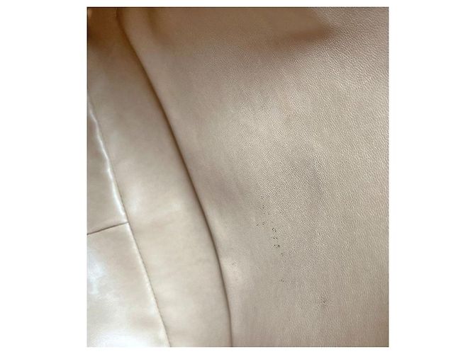 Chanel Borsa a tracolla Big CC in agnello beige Marrone - vista 9