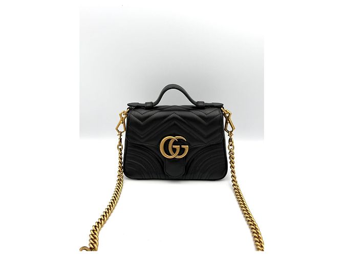Gucci Mini borsa con manico nero - vista 4