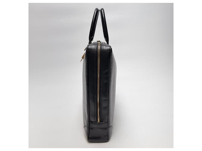 Louis Vuitton Borsa Documenti Epi Nera Valigetta Nero - vista 7