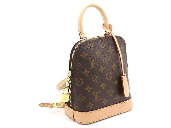 Louis Vuitton Zaino Alma in Canvas Monogram Multicolore - vista 3