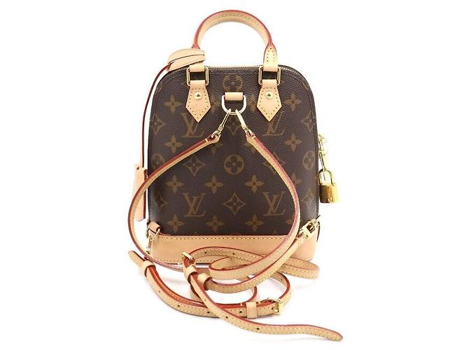 Louis Vuitton Zaino Alma in Canvas Monogram Multicolore - vista 4