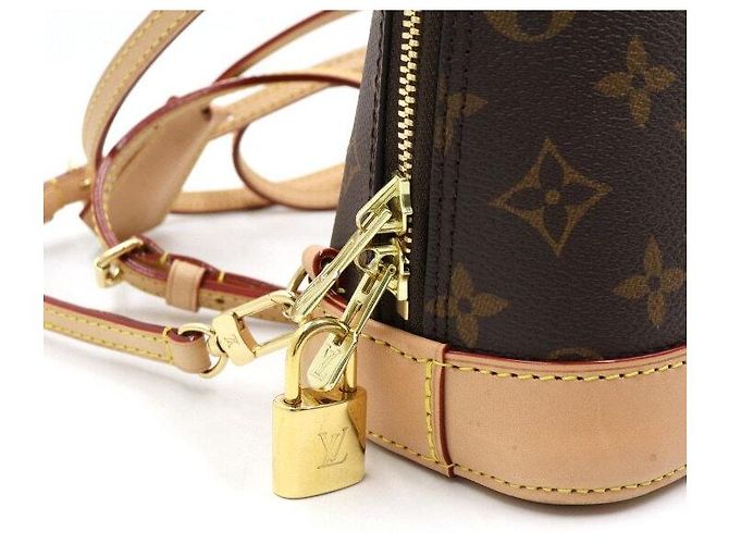 Louis Vuitton Zaino Alma in Canvas Monogram Multicolore - vista 7