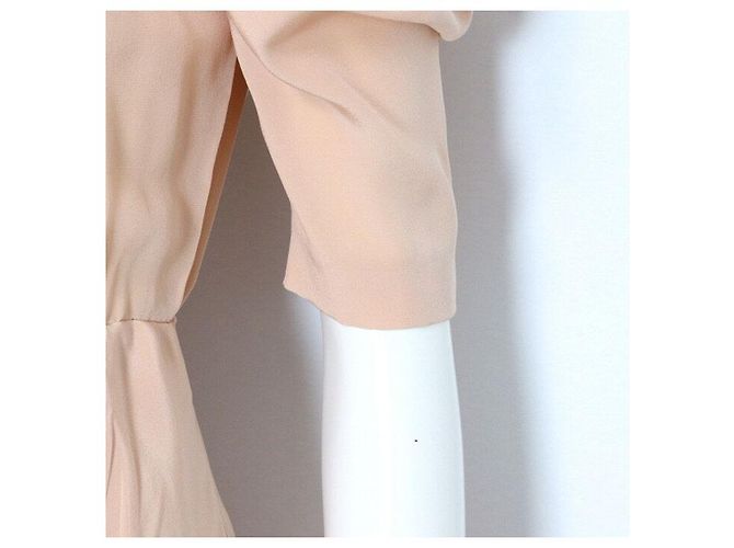 Miu Miu Abito in seta e pizzo da donna Rosa - vista 3