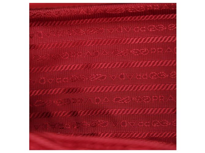 Prada Galleria Medium Saffiano Leder Tote Bag Rot - Ansicht 9
