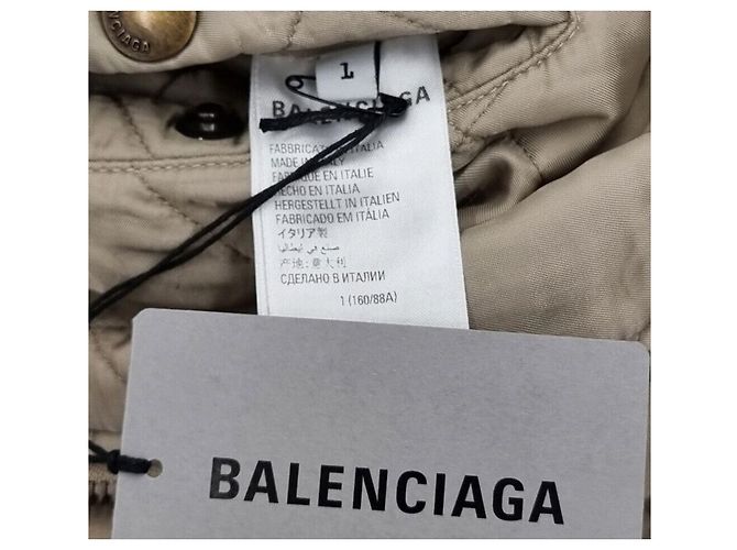 Balenciaga Chaqueta Bomber Unity de algodón ripstop sin usar Castaño - vista 6