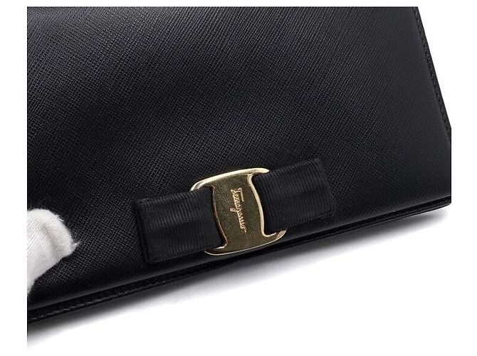 Salvatore Ferragamo Borsa a tracolla con portafoglio e catena Nero - vista 11