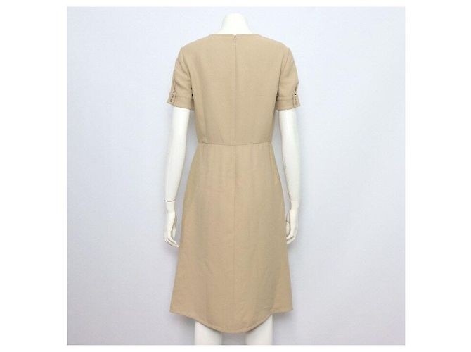 Valentino Vestido de seda beige para mujer - vista 4