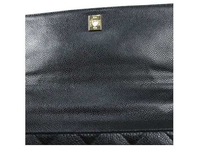 Chanel Borsa Tote Coco Handle in pelle Black Caviar Nero - vista 8