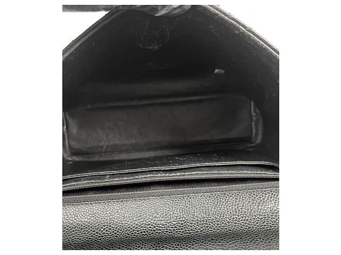 Chanel Borsa Tote Coco Handle in pelle Black Caviar Nero - vista 9