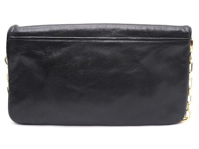 Tory Burch Clutch e borsa a tracolla Amanda Logo Gold Chain Nero - vista 3